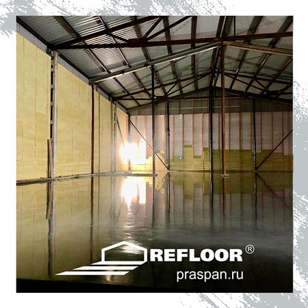 Работы в складском комплексе Екатеринбурга. S=3000м² Работы в складском комплексе Екатеринбурга. S=3000м²