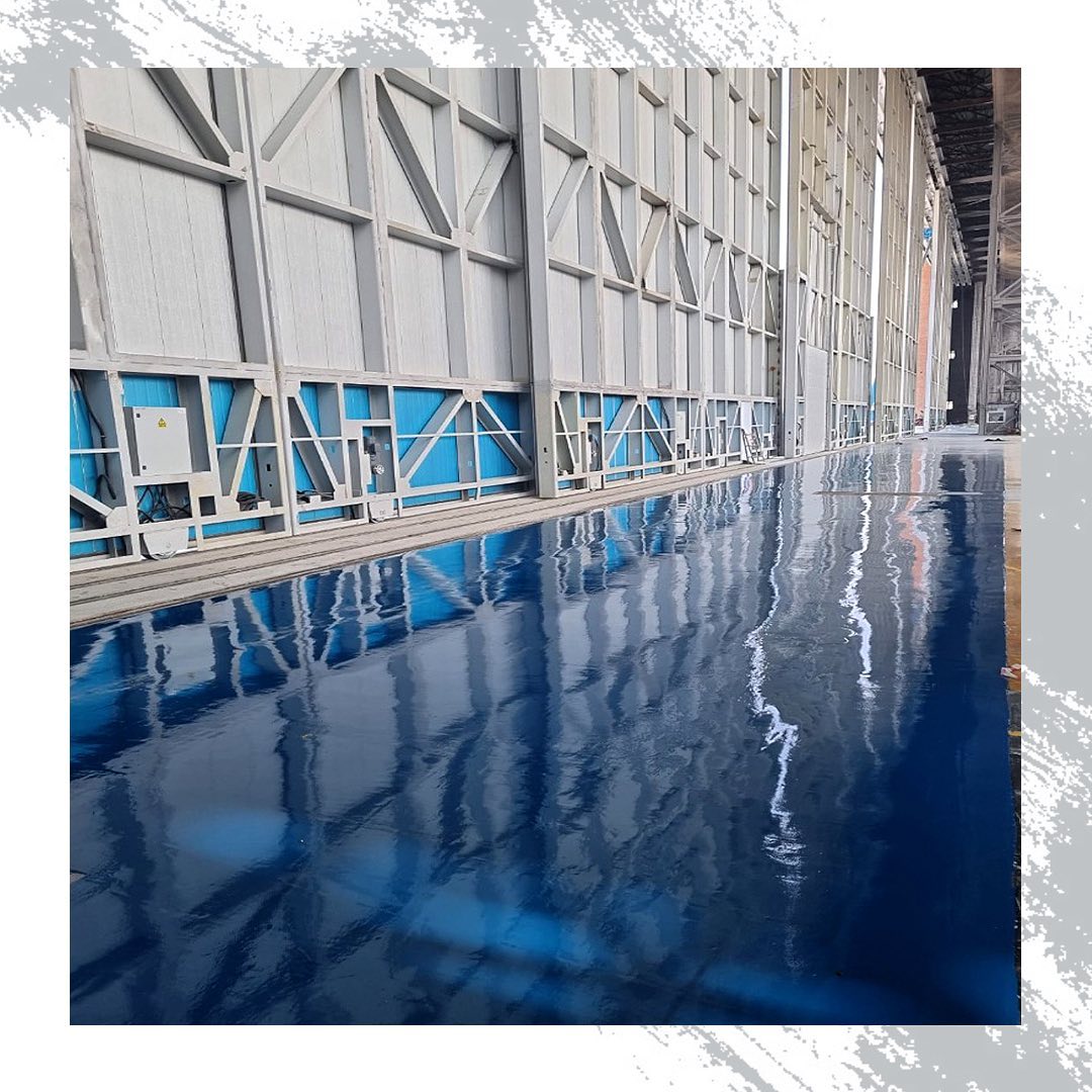 PRASPAN®️ Нейтрал: реконструкция покрытия в ангаре «Сибирь Техник», аэропорт «Толмачево» (Новосибирск)